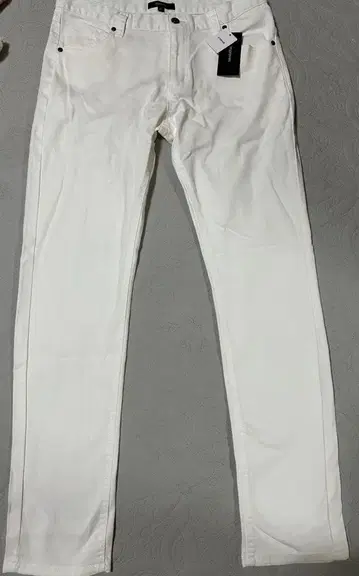 화이트 스키니 데님 XL