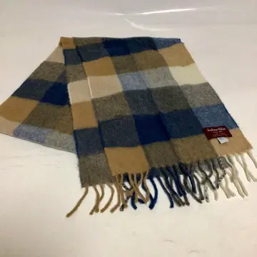 Joshua Ellis 체크 무늬 캐시미어 머플러