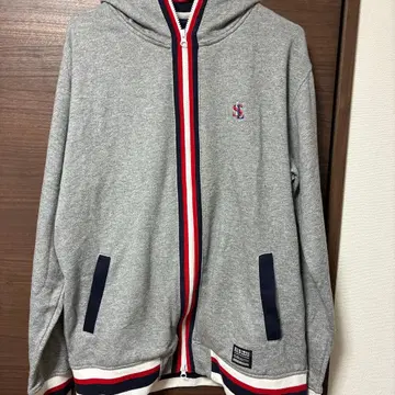 ILL'S XL 풀 집업 후드티 그레이