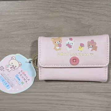 코리락쿠마 딸기 하루 키케이스 핑크