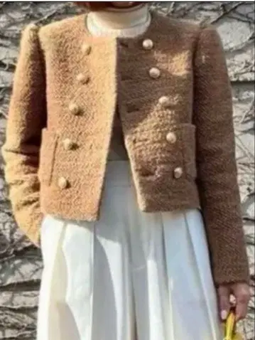 Cygne 시뉴 모코모코 자켓 카멜 사이즈 0