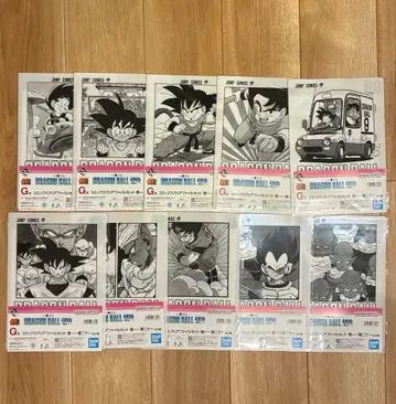 제일복권 드래곤볼 40th G상 코믹스 클리어 파일 10종