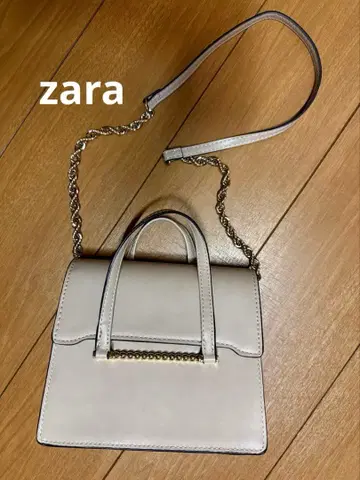 [ zara ] 라이트 베이지 숄더백