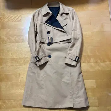 [ 새상품급 ] 더 릴라쿠스 롱 코트 실크 100% 36/S 사이즈 상당