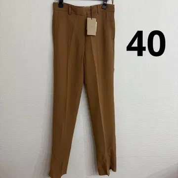 40 누메로 갈색 브라운 캐주얼 팬츠