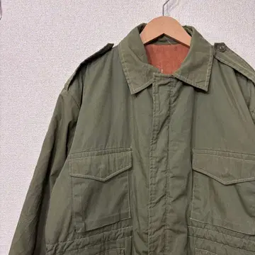 미국 빈티지 의류 밀리터리 자켓 빈티지 알루미늄 지퍼 L 2973