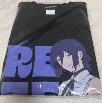 극장판 체인소 맨 레제편 T셔츠 레제 L사이즈 L 블랙 새상품