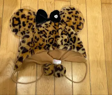 도쿄 디즈니 리조트 레오파드 무늬 모자