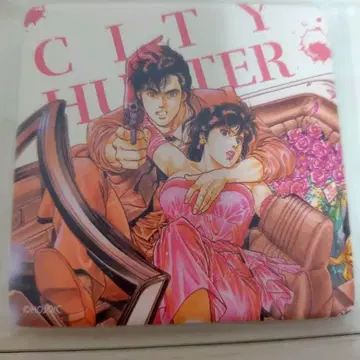 시티헌터 아트 타일 코스터 사에바 료 마키무라 카오리 40주년