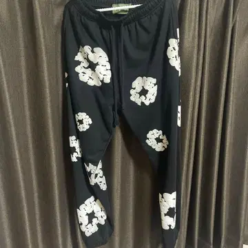 데님 티어스 스웨트 팬츠