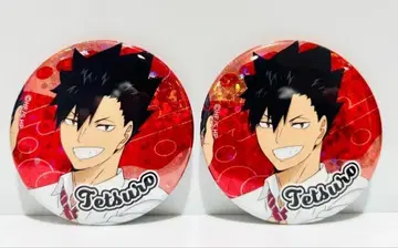 쿠로오 테츠로 홀로그램 캔뱃지 난자타운 하이큐