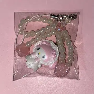 마이멜로디 시크릿 스트랩 산리오 화이트 프릴