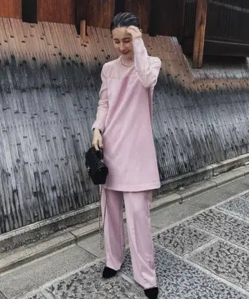 ameri vintage 셋업 핑크