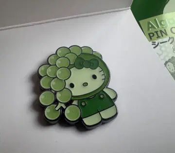 Expo 일본관 해조 키티 목 딸린 담쟁이덩굴 (바다포도) 핀 배지 핀즈