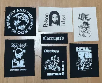 천 패치/하드코어/크러스트/펑크 3