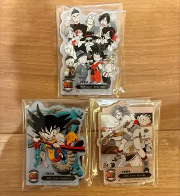 제일복권 드래곤볼 40th ~그~ F상 아크릴 3종 세트