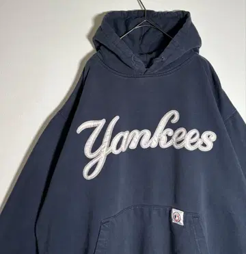 Stitches MLB 뉴욕 양키스 자수 로고 속기모 후드티