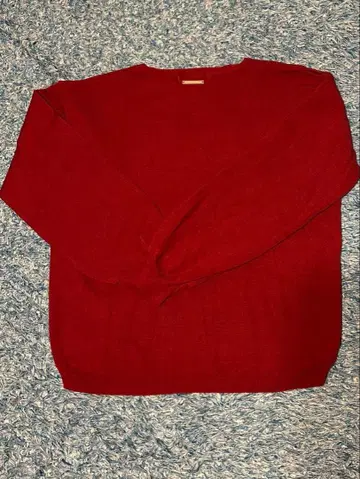 새상품 니콜 빨간색 긴팔 니트 프리 사이즈