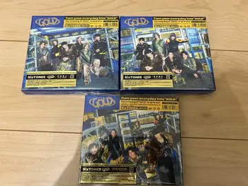 SixTONES GOLD 3 형태 세트