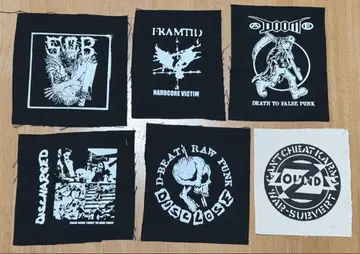 천 패치/하드코어/크러스트/펑크 4