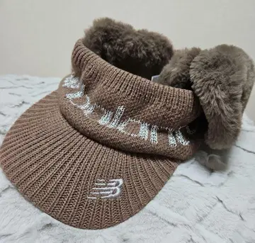 NEW BALANCE 뉴발란스 2WAY 귀도리 니트 바이저