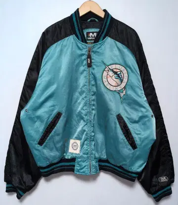 VINTAGE 플로리다 말린스 MIRAGE 나일론 바시티 자켓 XL