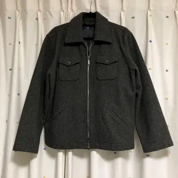 VINTAGE 울 스윙탑 짧은 기장 그레이 cityboy