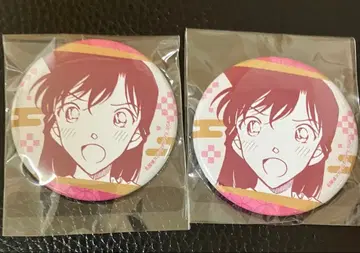 공식 앱 코난랜드 캔뱃지 나가노 시리즈 유미란(모리 란) 2개 세트