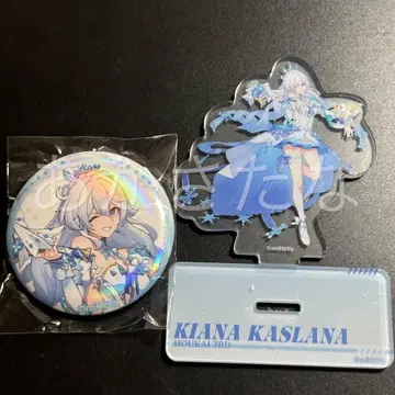 붕괴3rd 아키하바라 아크릴 스탠드 캔뱃지 키아나 카스라나