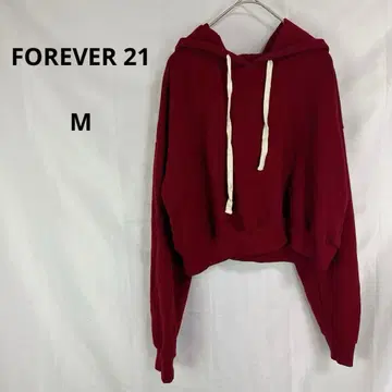 FOREVER21 포에버 후드티 레드 빨간색 [ M ] 후디 평상복