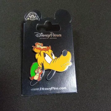 Disney pin 홍콩 디즈니랜드 핀 배지 플루토, 칩, 데일