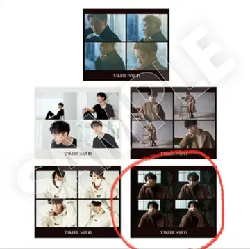 사토 타케루 RANDOM 4CUT 클리어 카드