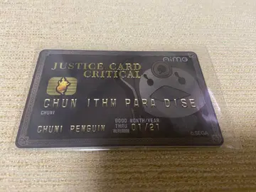 CHUNITHM Aime 카드 블랙 츄니즘