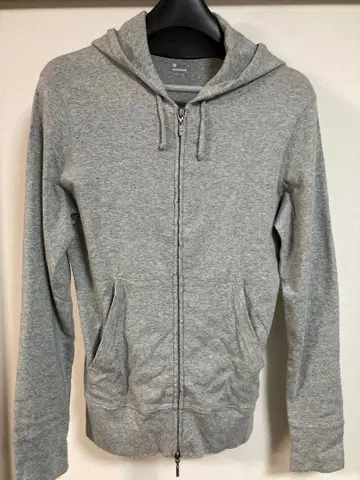 쓰리 dots 쓰리 dots 더블 지퍼 풀 집업 후드티 S