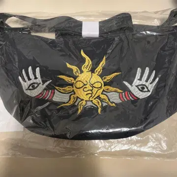 타로만 숄더백 자수 블랙