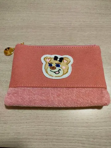 페이러라브라리 올드 테디 걸 와펜 파우치