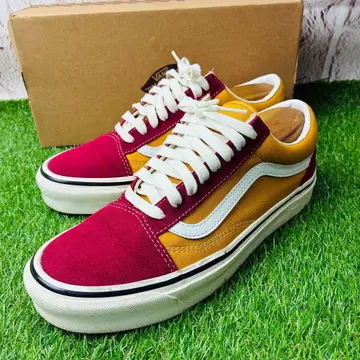 [ 착용 1회 ] VANS 올드스쿨 아나하임팩토리 통굽 26.5