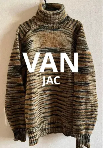 반 VAN JAC 빈티지 니트 스웨터 터틀넥