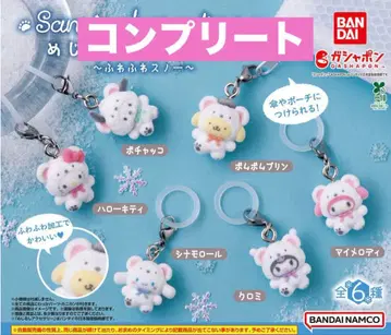 산리오 메지루시 액세서리 가챠 컴플리트