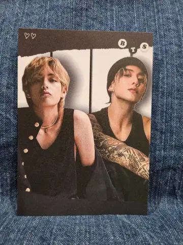 재고 2. BTS 뷔/정국 메모장 20매 한국 제작자님 태태/국