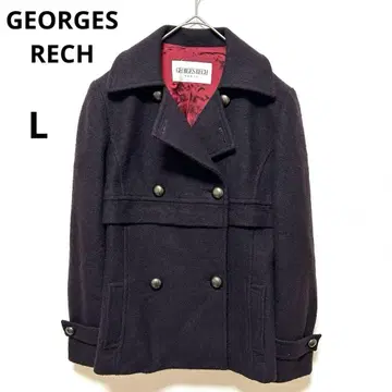 조르주 레쉬 피 코트 더블 브레스트 울 코트 아우터 자켓