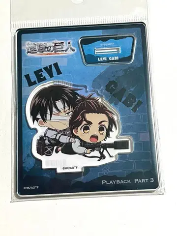 진격의 거인 빌리지 뱅가드 아크릴 스탠드 리바이 가비