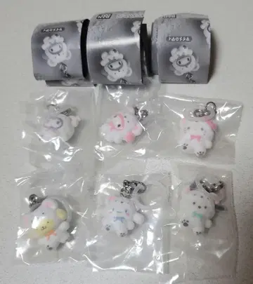 메지루시 액세서리 산리오 캐릭터즈 포근포근 스노우 컴플리트 세트