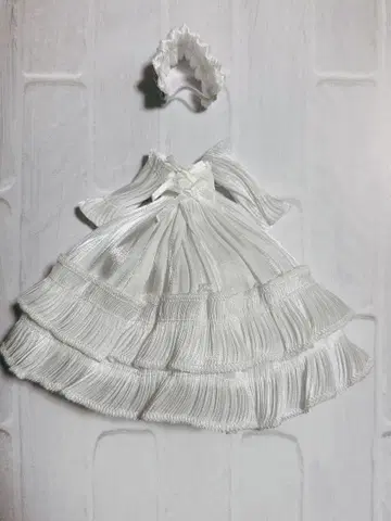 딜러제 1/12 인형용 웨딩 드레스