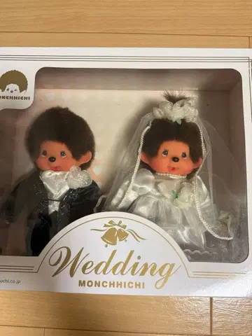 몬치치 웨딩 인형 세트