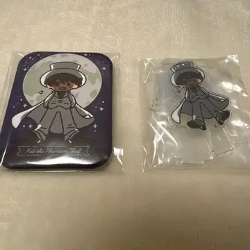괴도 키드 아크릴 스탠드 캔뱃지 세트