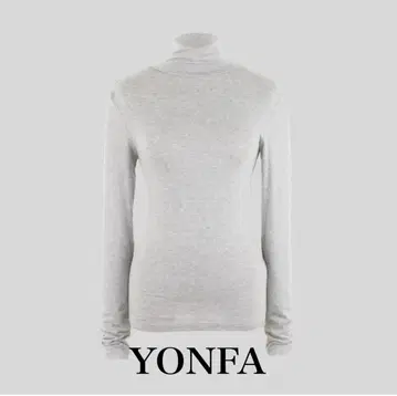 [ 새상품급 ] YONFA 터틀넥 긴팔 티셔츠 그레이