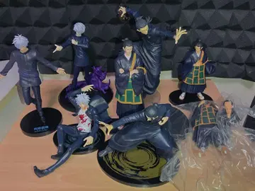 주술회전 피규어 묶음 판매 8체 고죠 사토루 게토 스구루