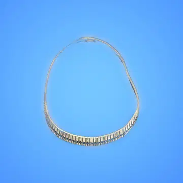 실버 라인 디자인 목걸이