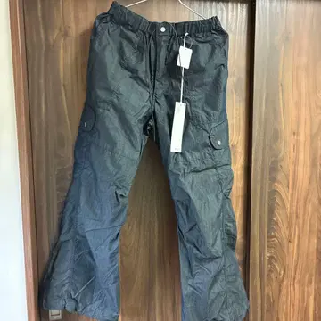 WYM 커브 카고 팬츠 WASHER CURVEDFLAREWIDECARGO